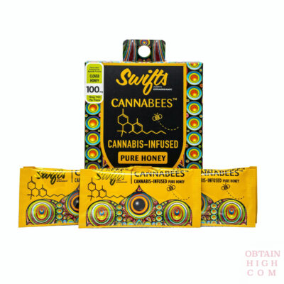 Pure Cannabis-Infused Honey 280MG (THC:CBD:CBG) by Swifts Cannabees